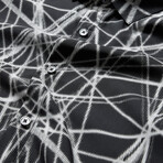 Straight Bottom Hem Shirt With Regular Collar // Mineral Blk (XS)