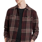 Ls Dale Yarn Dye Sport Shirt // Merlot (S)