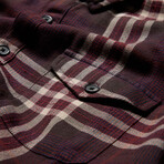 Ls Dale Yarn Dye Sport Shirt // Merlot (S)