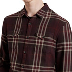Ls Dale Yarn Dye Sport Shirt // Merlot (S)