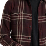 Ls Dale Yarn Dye Sport Shirt // Merlot (S)