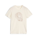 Ss Crew Tee - Embroidered Skull // Salt (XS)