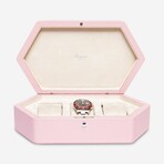 Portobello Grained Leather 3 Watch Box // Ice Cream