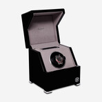 Perpetua III Leather Single Watch Winder // Black