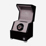 Perpetua III Leather Single Watch Winder // Black