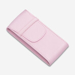 Portobello Leather Single Watch Pouch // Pink