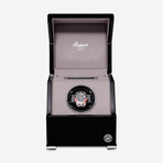 Perpetua III Leather Single Watch Winder // Black