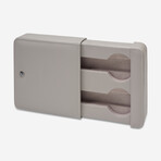 Via Leather Duo Watch Slipcase // Gray