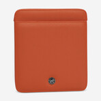 Via Leather Duo Watch Slipcase // Orange