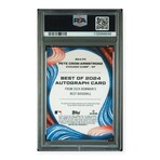 Pete Crow-Armstrong // 2024 Best Green Refractor Auto // #22/99 // RC