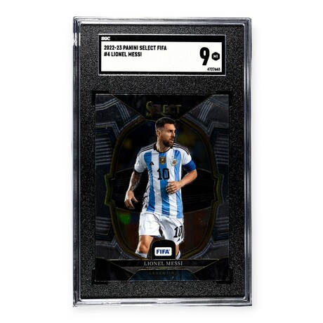 Lionel Messi // 2022-23 Panini Select FIFA // SGC 9 Mint