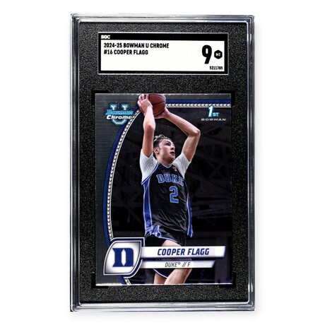 Cooper Flagg // 2024-25 Bowman U Chrome 1st Bowman // SGC 9 Mint