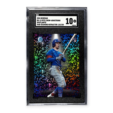 Crow-Armstrong // 2024 Chrome Spotlights Mini Diamond Refractor // #110/150