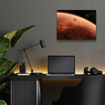Curiosity Approaching Mars, Artist Concept by NASA (12"H x 16"W x 0.13"D)
