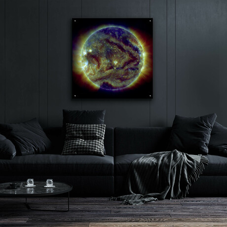 Giant Filaments On The Face Of The Sun by NASA (12"H x 12"W x 0.13"D)