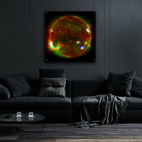 Three-telescope View Of The Sun by NASA (12"H x 12"W x 0.13"D)