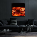 Cyclones Encircle Jupiter by NASA (12"H x 12"W x 0.13"D)