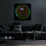 Sdo Spots Extra Energy In The Sun by NASA (12"H x 12"W x 0.13"D)