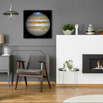 Hubble Captures Vivid Auroras In Jupiters Atmosphere by NASA (12"H x 12"W x 0.13"D)