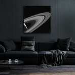 Saturn-lit Tethys by NASA (12"H x 12"W x 0.13"D)