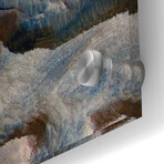 Periodic Layering In Becquerel Crater, Mars by NASA (12"H x 16"W x 0.13"D)