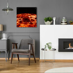 Cyclones Encircle Jupiter by NASA (12"H x 12"W x 0.13"D)