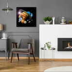 Solar System Montage With Eight Planets Artist Concept by NASA (12"H x 12"W x 0.13"D)
