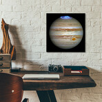 Hubble Captures Vivid Auroras In Jupiters Atmosphere by NASA (12"H x 12"W x 0.13"D)