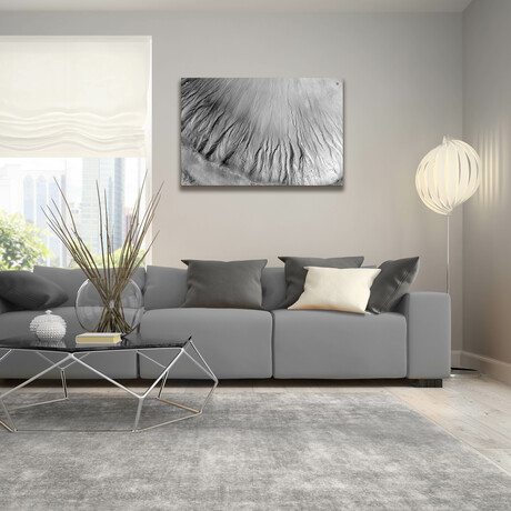 Gullies In The Depths Of Hellas-found In Marz by NASA (12"H x 16"W x 0.13"D)