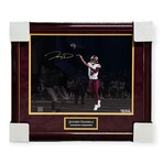 Jayden Daniels // WAS Commanders // Signed Photo + Framed // Throw