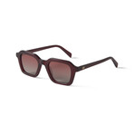 Men's Lennox Polarized Sunglasses //  Clear Burgundy + Gradient Burgundy