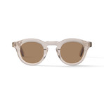 Men's Jude Polarized Sunglasses // Clear Mocca + Brown