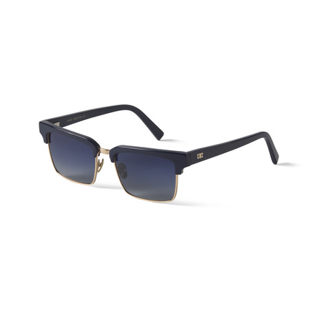 Men's // Paris Optical Glasses // Dark Blue Cobalt + Gold