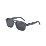 Men's Lenny Polarized Sunglasses //  Clear Stone Blue + Smoke