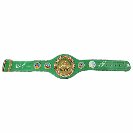 Holyfield & Mike Tyson // Dual Signed Belt