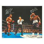 Holyfield & Tyson // Dual Signed 16x20 Photo