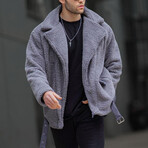 Plush Biker Jacket // Smoked (M)