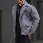 Plush Biker Jacket // Smoked (M)