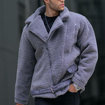 Plush Biker Jacket // Smoked (M)