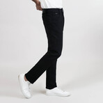 Black Rinse Wash Straight Fit Jeans - Lift // Black (28/30)