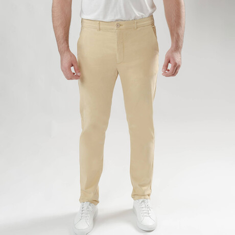 Khaki Ultraflex Slim Chino // Khaki (30/30)
