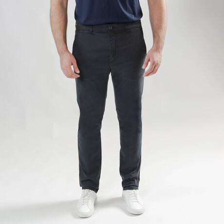 Dark Grey UltraFlex Slim Fit Chino // Grey (30/30)