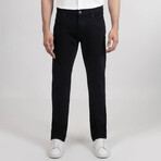 Black Rinse Wash Straight Fit Jeans - Lift // Black (28/30)