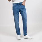 Medium Wash Slim Fit Jeans - Flex // Indigo (28/30)