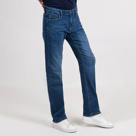 Medium Wash Straight Fit Jeans - Rotary // Indigo (28/30)