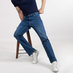 Medium Wash Straight Fit Jeans - Rotary // Indigo (28/30)