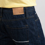 Blue Rinse Wash Slim Straight Selvedge Jeans - Stud // Indigo (28/32)