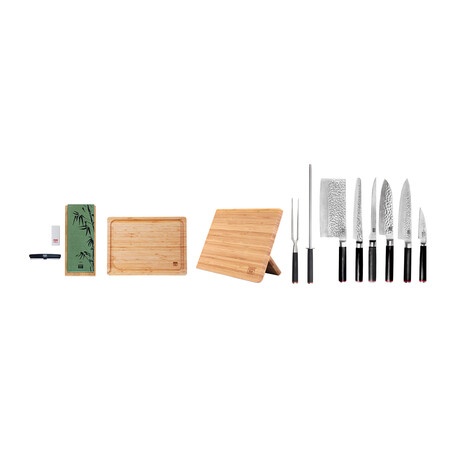 Pakka Complete 11-Piece Deluxe Set : 6 Knives