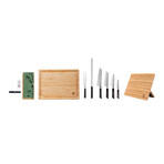 Bunka Complete 9-Piece Deluxe Set : 4 Knives