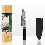 Santoku // 18 Cm Blade // Pakka Damas Collection